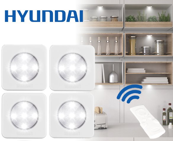 Groupdeal - 4-Pack Hyundai Led-spots