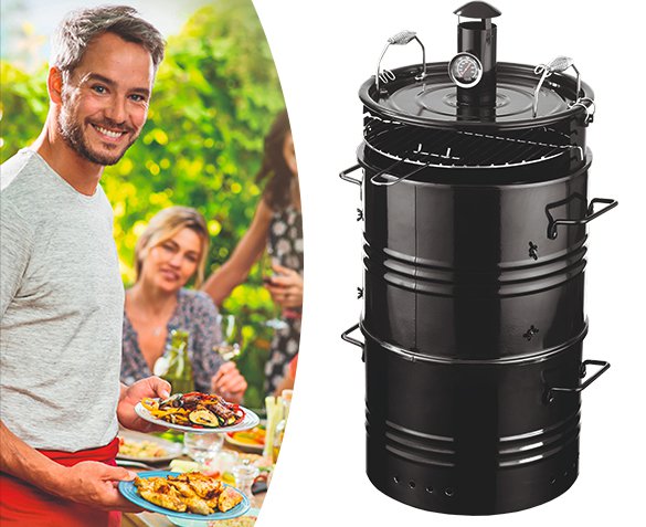 Groupdeal - 5-in-1 BBQ Smoker