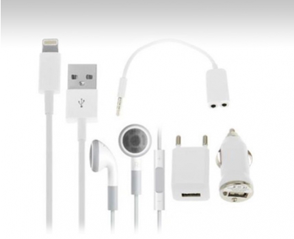 Groupdeal - 5-in-1 set voor iPhone en micro USB