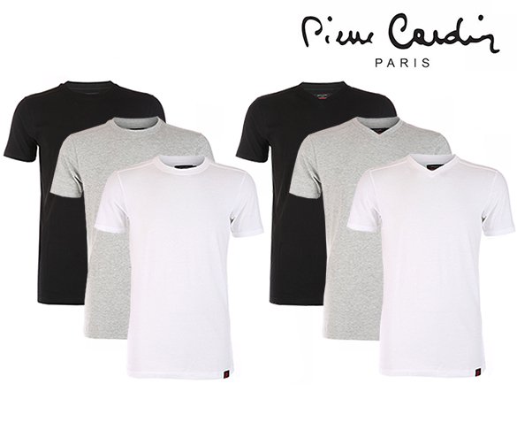 Groupdeal - 6-Pack Pierre Cardin T-shirts