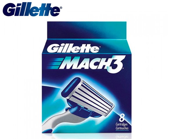 Groupdeal - 8-Pack Gillette Mach 3 Scheermesjes
