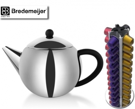 Groupdeal - Bredemeijer design-Theepot van RVS!