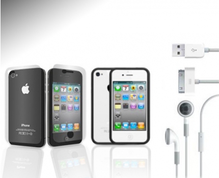 Groupdeal - Compleet accessoire pakket voor je iPhone 4/4S!