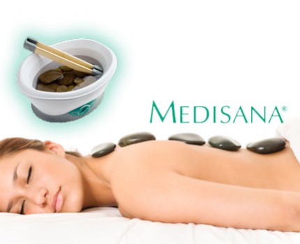 Groupdeal - De lekkerste massage geef je gewoon thuis, met deze Medisana Hot Stones!