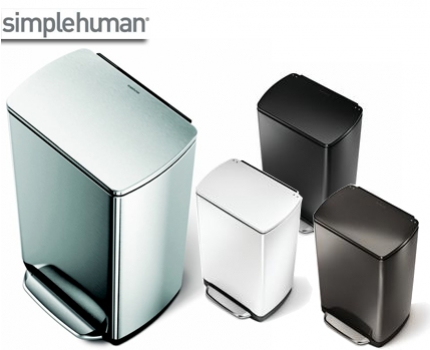 Groupdeal - Design Afvalemmer van Superhuman in 4 kleuren