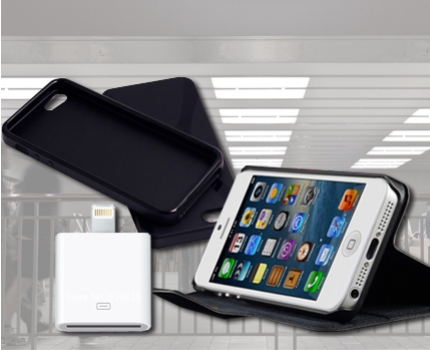 Groupdeal - Een iPhone 5 connector om je oude iPhone accessoires te blijven gebruiken en keuze uit diverse cases!