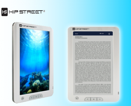 Groupdeal - E-Reader van Hip Street, met 7” Touchscreen en Multimedia Functies
