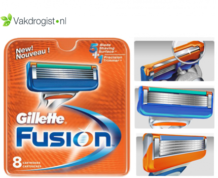 Groupdeal - Gillette Fusion 8 of 16 scheermesjes!