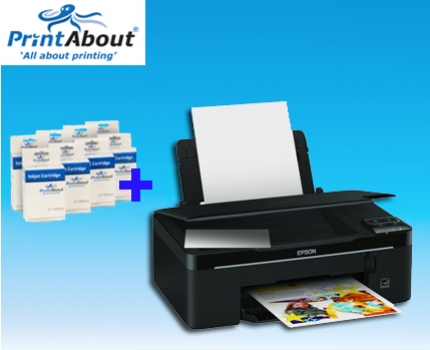 Groupdeal - Gratis Epson SX130 kleurenprinter bij een inktjet cartridge pakket!