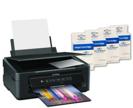 Groupdeal - Gratis Epson SX235 kleurenprinter bij een inktjet cartridge pakket!
