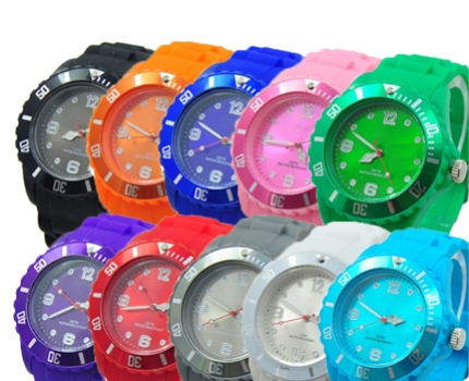 Groupdeal - GRATIS siliconen horloge in 10 kleuren