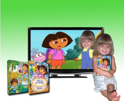 Groupdeal - Kijk, ik ben op TV! Speel de hoofdrol in je eigen DVD met Dora en Diego.