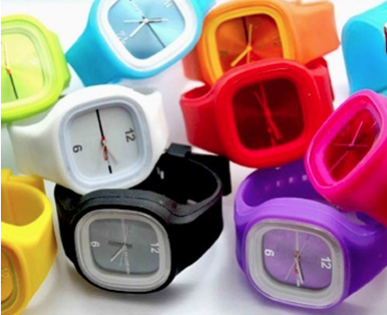 Groupdeal - Knalkleuren Jelly Horloges