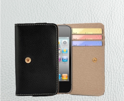 Groupdeal - Luxe iPhone wallet voor je smartphone in 3 verschillende kleuren!