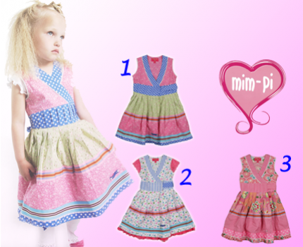 Groupdeal - Mooi jurkje voor kids voor de halve prijs van Mim Pi ! Schattige wikkeljurkjes voor je (klein)dochter !