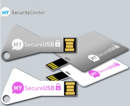 Groupdeal - MYSecure 16GB beveiligde USBstick met GRATIS Antivirus voor PC