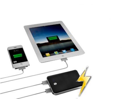 Groupdeal - Nooit een lege mobiel of tablet; Power Bank 7000 accu!