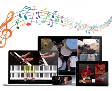 Groupdeal - Online Muziekles! Beginnerscursus drum, gitaar, piano of zang