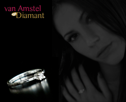 Groupdeal - Prachtige handgemaakte 0.10 karaat diamanten ring in sterling zilver! Een schitterend en uniek sieraad waarmee je echt zult stralen!