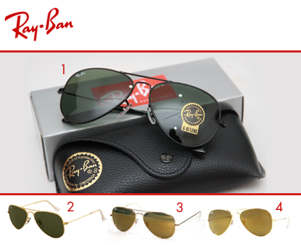 Groupdeal - Ray Ban Pilotenbril! Keuze uit vier verschillende kleuren! Een must have voor iedereen.