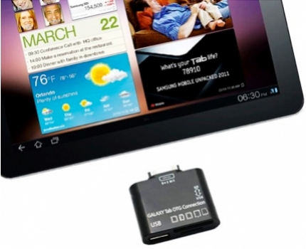 Groupdeal - Samsung Tab Kit; USB en SD aansluiting!