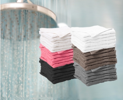 Groupdeal - Set van 6 luxe katoenen Badhanddoeken; bij lekker douchen hoort lekker afdrogen!