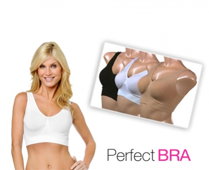 Groupdeal - Set van drie Perfect bra's! Perfecte beha die altijd past!