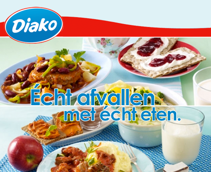 Groupdeal - Shoptegoed Diako.nl; Snel en moeiteloos afvallen met dieetmaaltijden, gewoon lekker eten, en wel afvallen!
