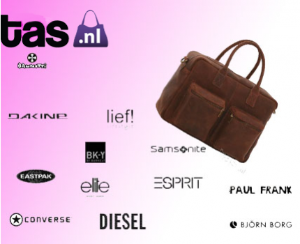 Groupdeal - Shoptegoed voor Tas.nl! Kies jouw reistas, koffer, handtas of schooltas uit het grootste online tassenassortiment