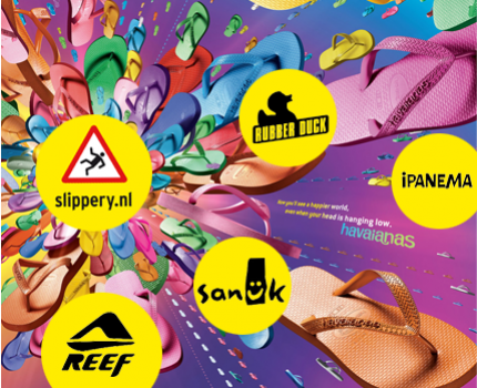 Groupdeal - Slippery.nl: Zomertijd! Haal jouw slippers bij de grootste online slippershop van Nederland!