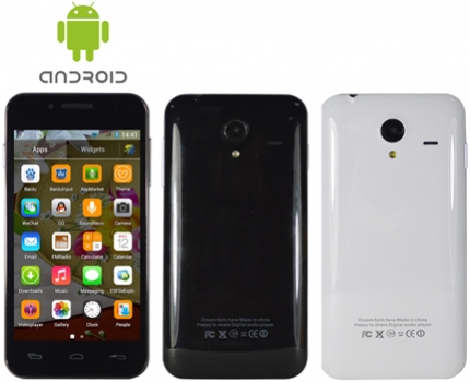 Groupdeal - Smartphone met Android in zwart of wit!