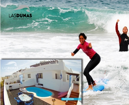 Groupdeal - Surf-camp Las Dunas op Fuerteventura!