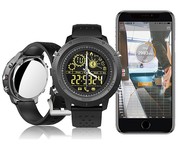 Groupdeal - TacWatch 500 Militaire Smartwatch