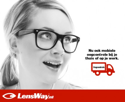 Groupdeal - Tegoed van 50 euro op brillen bij LensWay en de mobiele opticien aan huis!