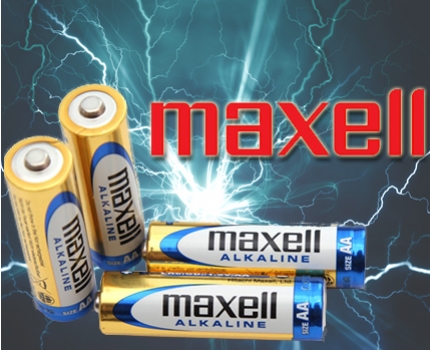 Groupdeal - Vier doosjes van 24 AA en/of AAA Maxell Batterijen