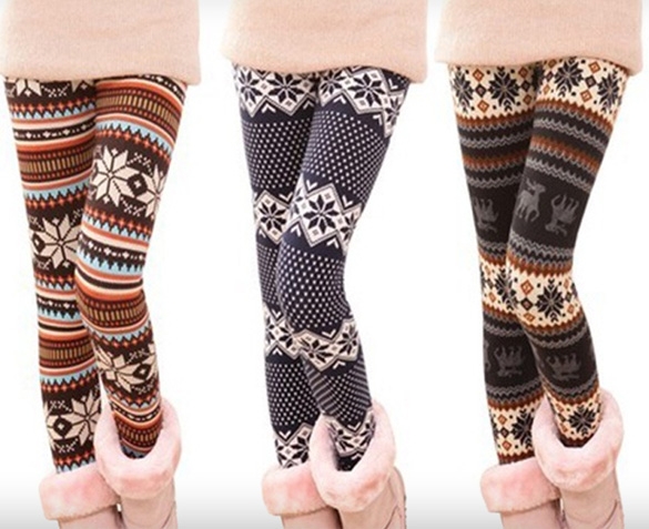 Groupdeal - Vrolijk gekleurde leggings voor heerlijk warme benen!