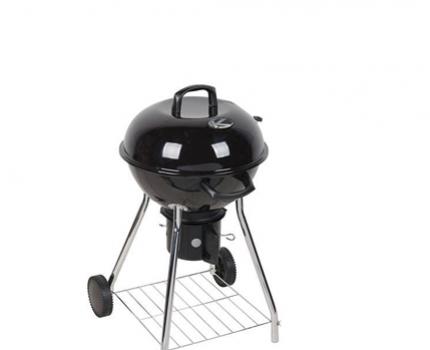 Groupdeal - Zeer luxe houtskoolbarbecue met ashtray, reinigingssysteem en Ø 47 cm grilloppervlak!