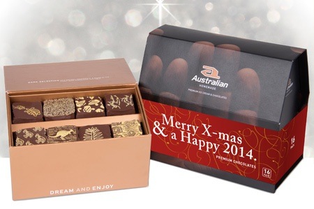 Groupon - € 12,50 voor 16 pure Australian bonbons in luxe kerstverpakking (gratis bezorgd)