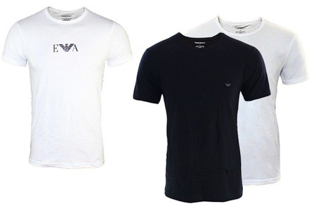 Groupon - 2 of 3 Armani T-shirts