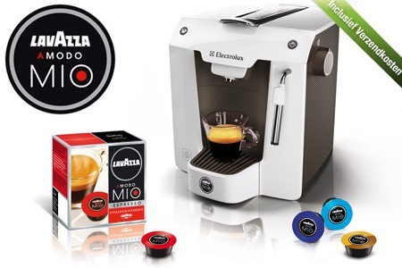 Groupon - € 79 Voor Een Lavazza A Modo Mio Espressomachine, Incl. 4 Kopjes/schoteltjes, Proeverspakket Van 24 Capsules In 7 Smaken Én Verzending (Waarde € 184,54)