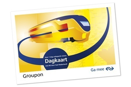 Groupon - Dagkaart Voor 2 Personen, 1 Dag Onbeperkt Treinreizen Door Heel Nederland!