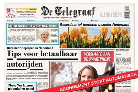 Groupon - De Telegraaf 10 Weken Of 10 Weekenden Proberen (Vanaf € 12,50)