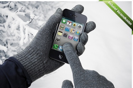 Groupon - Handige Touchscreen Handschoenen Van Avanca – Zwart Of Grijs, Inclusief Verzendkosten (Vanaf € 9,90)
