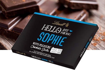 Groupon - Lindt Chocolade Met Vijf Smaken In Een Gepersonaliseerde Verpakking, Incl. Verzendkosten (Vanaf € 12,50)