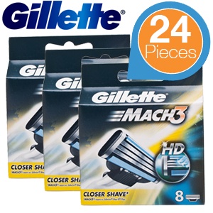 iBood - 24-Pack Gillette Mach 3 HD scheermessenset