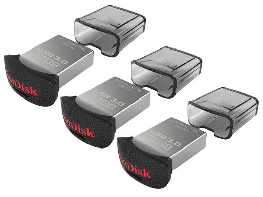 iBood - 3x Sandisk USB3.0 Flash Drives 32GB