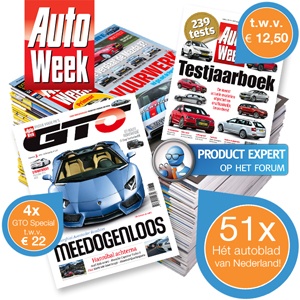 iBood - 51x AutoWeek inclusief Testjaarboek, 4GTO specials en digitaal lezen op je iPad!