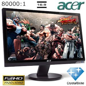 iBood - Acer 23 inch Full HD Breedbeeld Monitor met DVI (HDCP) en CrystalBrite