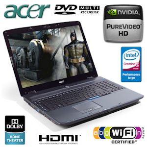 iBood - Acer Aspire 17 inch Multimedia Notebook Intel Core2 Duo Processor met HDMI