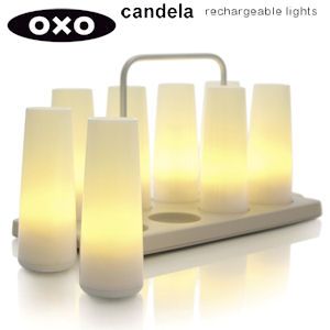 iBood - Acht OXO Candela Glow oplaadbare sfeerlampen